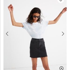 Black Madewell mini skirt